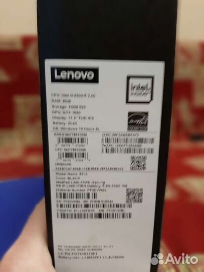 Игровая бомба Lenovo IdeaPad L340(коробка,чек,17 )