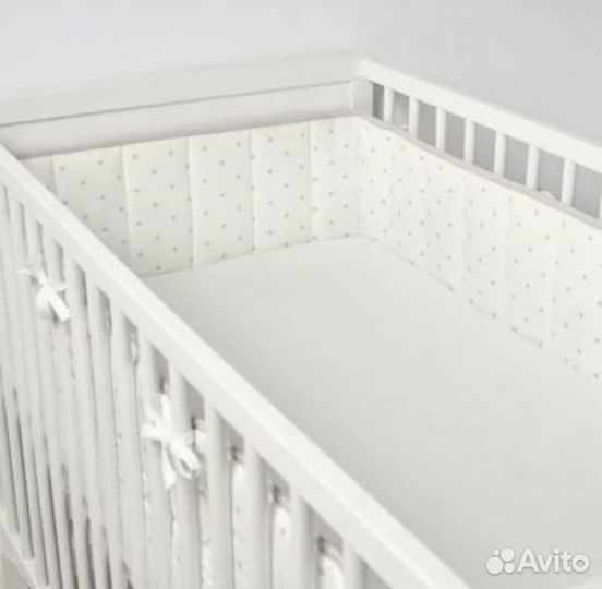 Бортики IKEA в кроватку