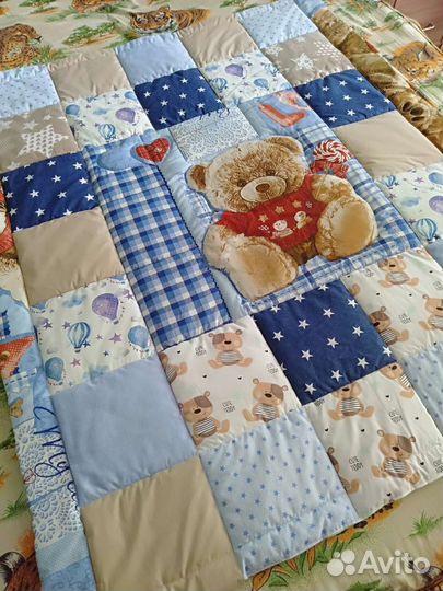 Лоскутное одеяло ручной работы