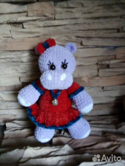 Мягкая игрушка Бегемошка