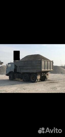 Щебень, песок