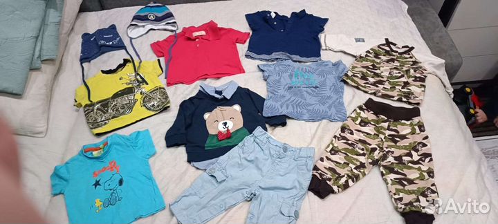 Очень большой пакет одежды и обуви 6мес-1 год