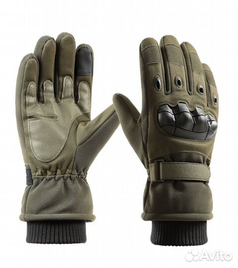 Тактические перчатки зимние с мехом