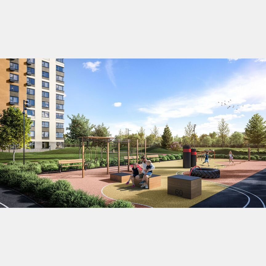 2-к. квартира, 61,1 м², 9/12 эт.