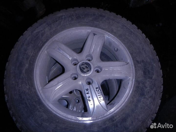 Диск колесный литой R16 5*114,3 j6,5 ET45 DIA67,1