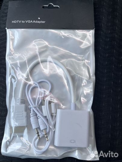 Переходник hdmi vga с доп питанием