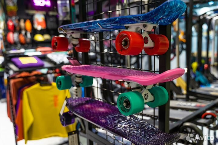 Скейтборды трюковые, лонгборды, круизеры, миниборд