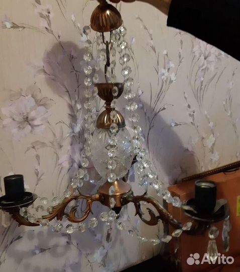 Люстра хрустальлампа наст Читать до конца