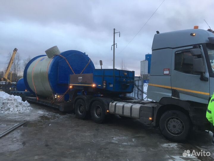 Перевозки негабарита тралом