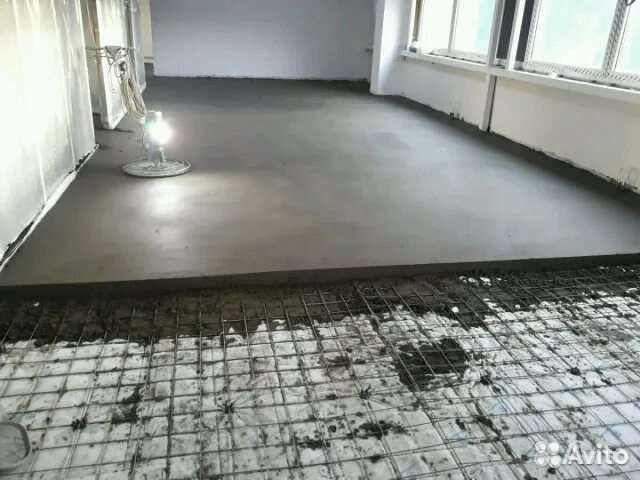 Механизированная стяжка пола. Высокое качество