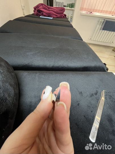 Пинцет для наращивания ресниц