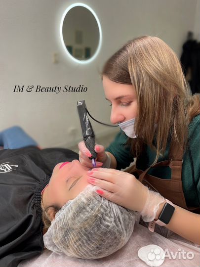 Перманентный макияж бровей губ и межреснички