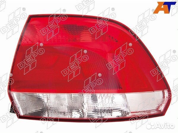 Фонарь задний VW polo sedan 10