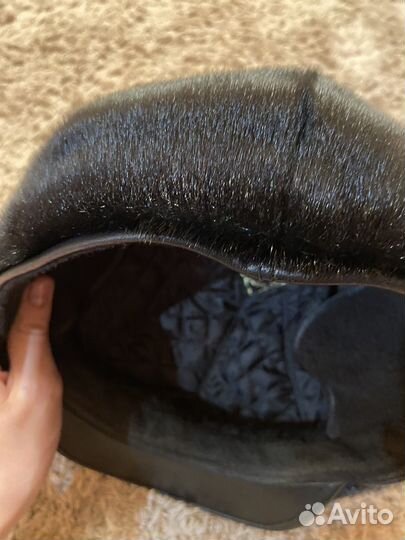 Меховая мужской картуз
