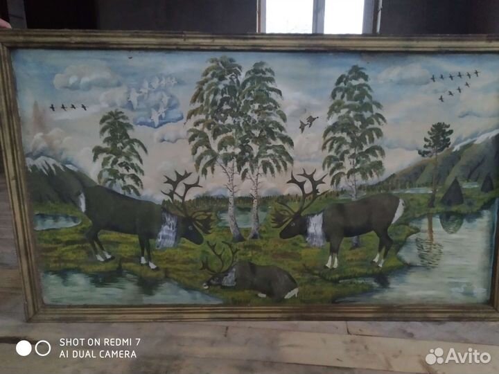 Картина маслом на холсте большая