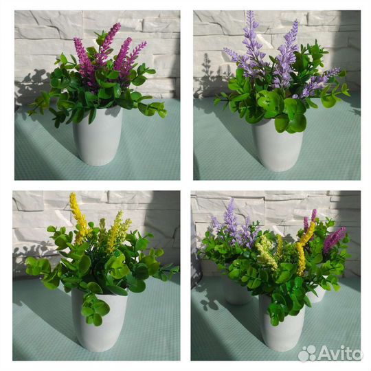 Искусственные цветы для декора