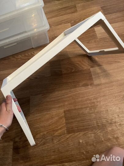 Поднос IKEA белый пластик