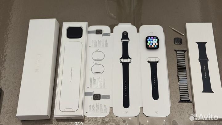 Часы apple watch 7 45 mm полный комплект