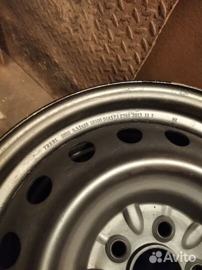 Штампованные диски r16 5x100 бу