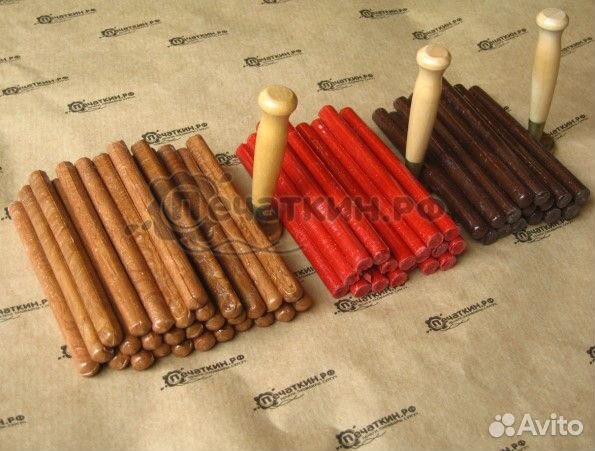 Сургуч в стержнях, красный