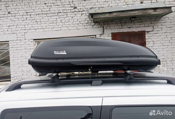 Автобокс Way-box 420 литров усиленный черный
