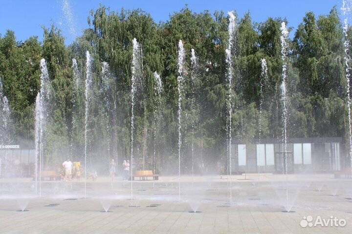 Пешеходный фонтан