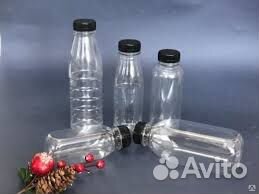 Бутылка пэт с крышками