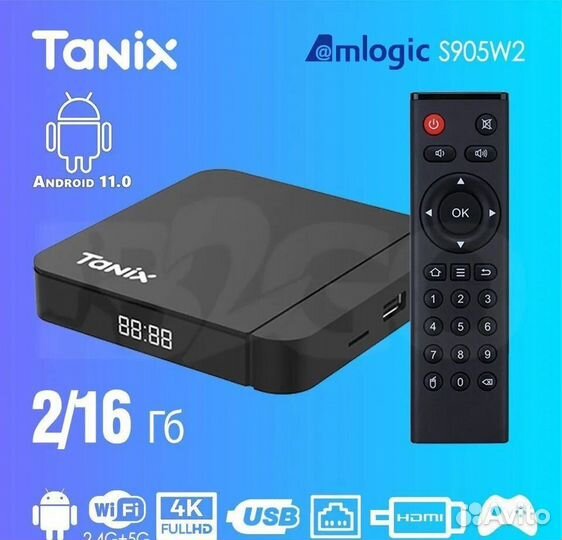 Бесплатное iptv. Android приставка Tanix W2