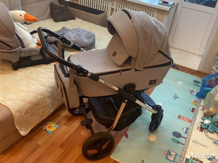 Коляска 2 в 1 adamex barcelona special edition