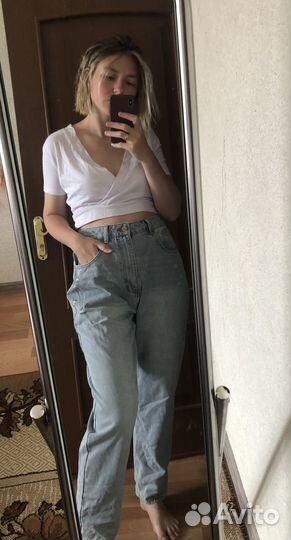 Вещи пакетом Джинсы Топ, р.48-50