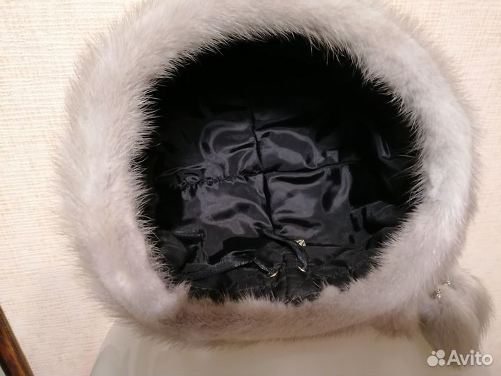 Шапка норковая женская