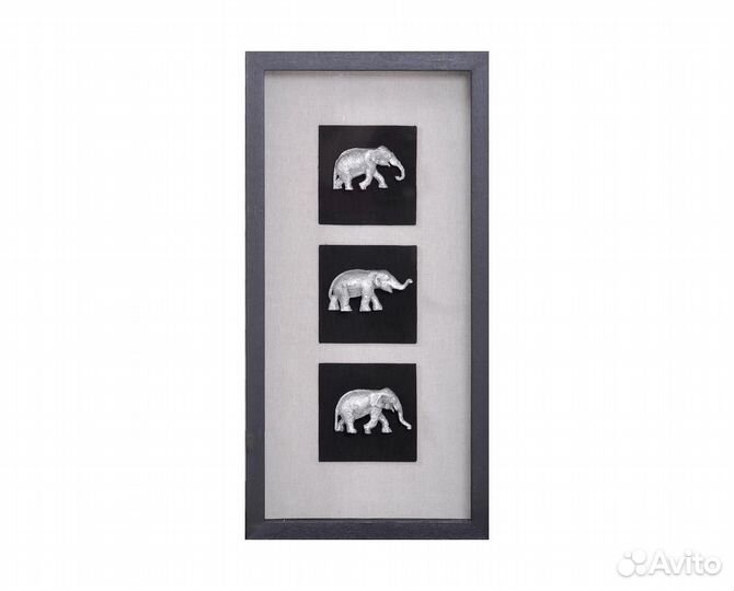 206437 Панно Bello Pittura Индийские слоны 2