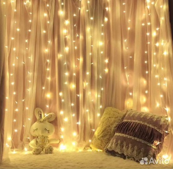 Гирлянда штора
