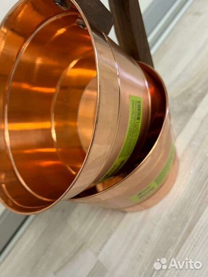 Бадья для воды 4 л из меди