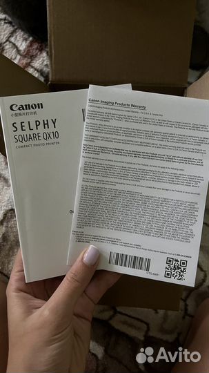 Принтер сублимационный Canon Selphy square QX10