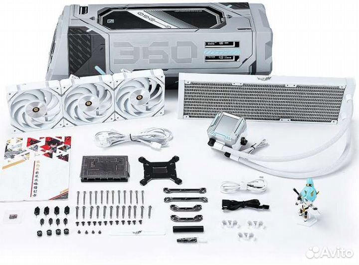 Водяное охлаждение Valkirie E360, белая, новая