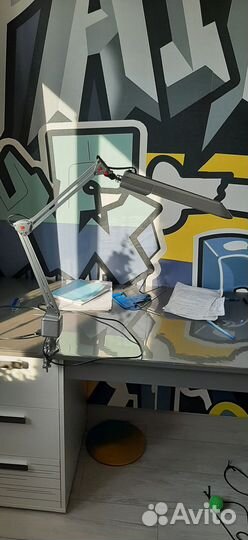 Лампа настольная бу