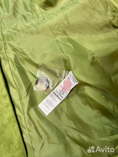 Зеленый вельветовый пиджак Toptop,42