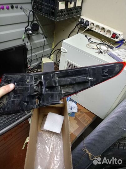 Фонарь задний левый наружний киа Рио