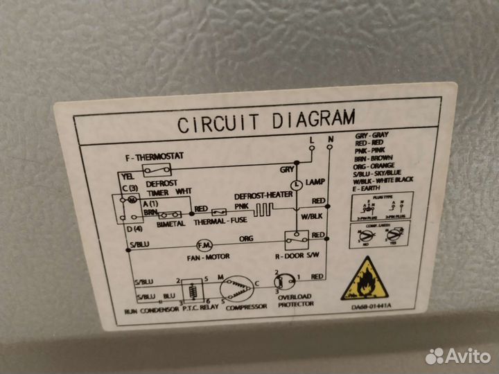 Холодильник бу samsung