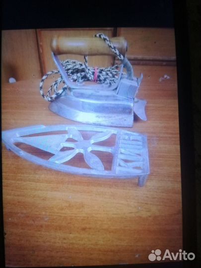 Утюг тяжелый спиральный металл СССР