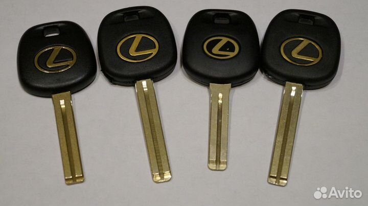 Копия ключа лексус lexus с чипом и нарезкой