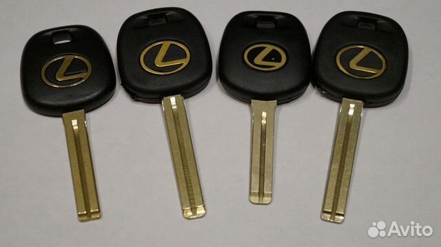 Копия ключа лексус lexus с чипом и нарезкой