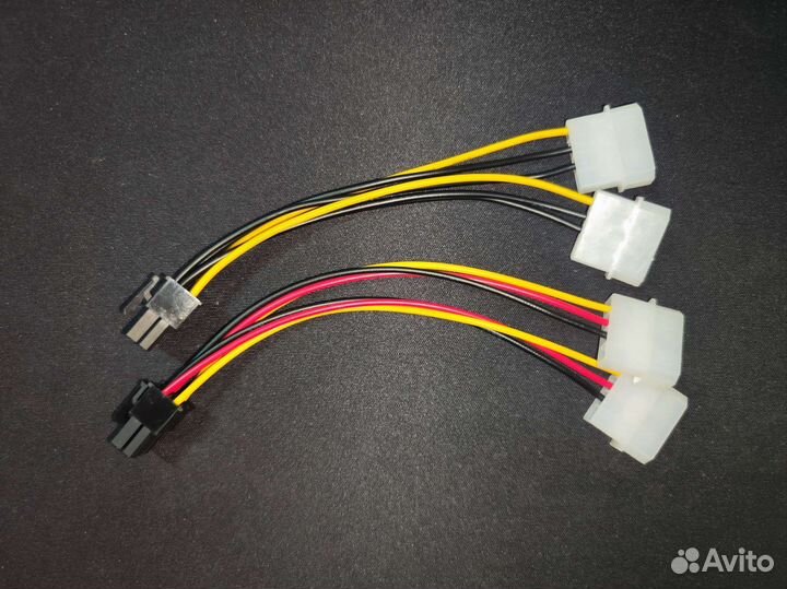 Переходники 6pin-8pin, Molex-8pin PCI-E