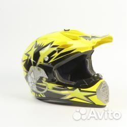 Шлем WLT126 (Неон Желтый, XL)