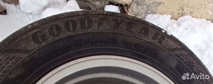 R15 Goodyear EfficientGrip 195/65, PCD 5x100 DIA 54.1