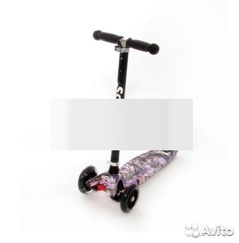 Самокат Scooter Maxi Граффити темный