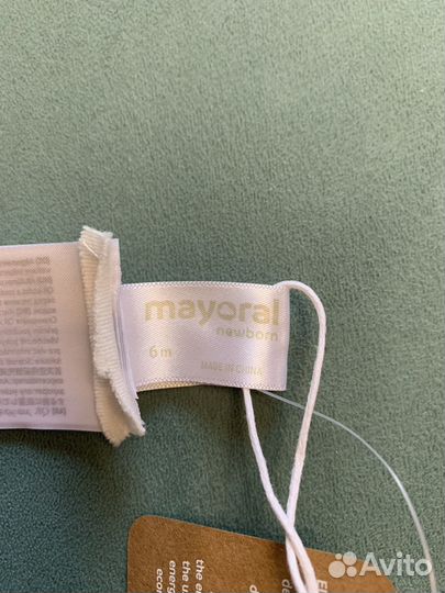 Шапка и рукавицы mayoral newborn