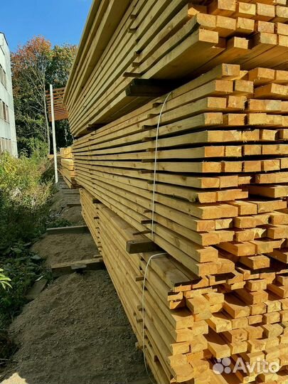 Доска обрезная 40х200х6000мм ГОСТ