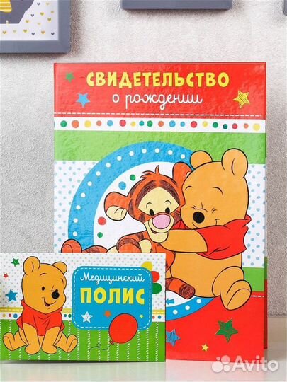 Обложка для свидетельства о рождении и мед полиса